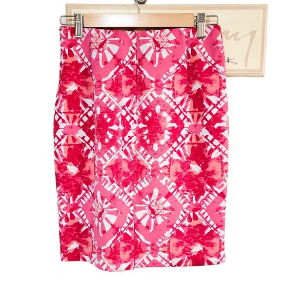 INC International Concepts Dresses & Skirts - INC International Concepts bold abstract print pencil skirt pink size PM